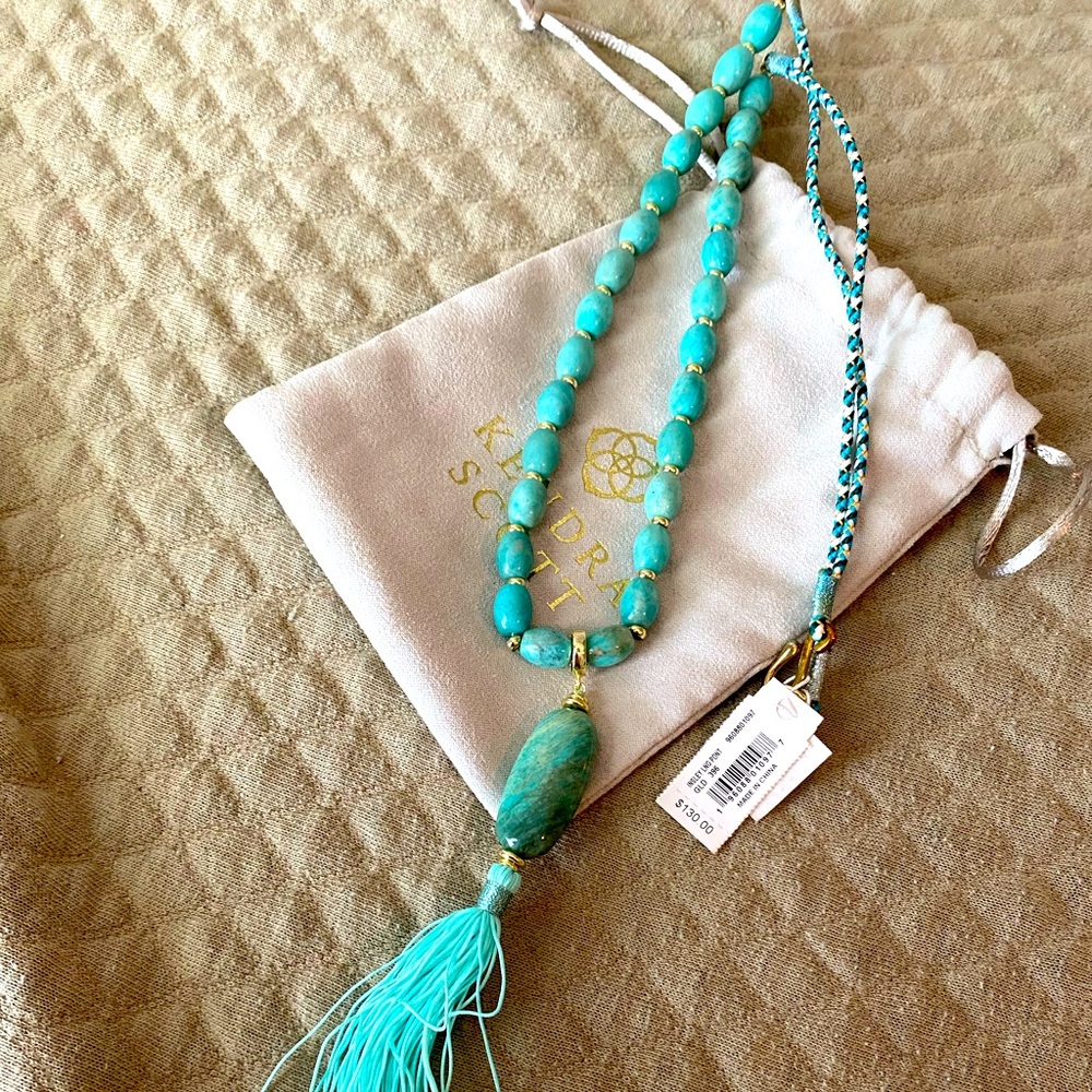 Brand new matching Kendra Scott necklace and earrings